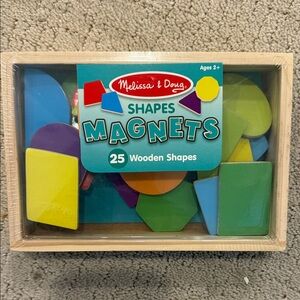 Melissa & Doug Colorful Wooden Shape Magnets